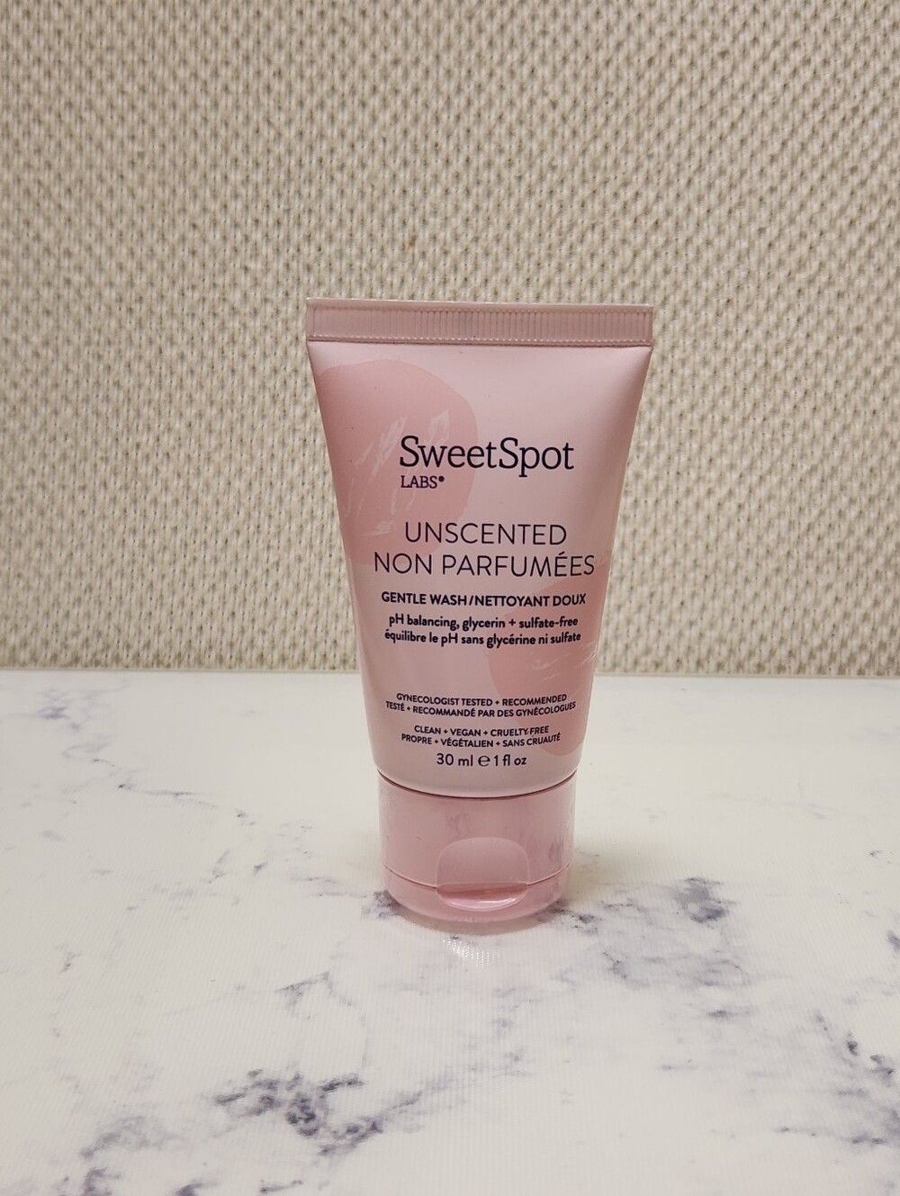 SweetSpot Labs Unscented Gentle Wash Travel Size 1 Oz Sealed